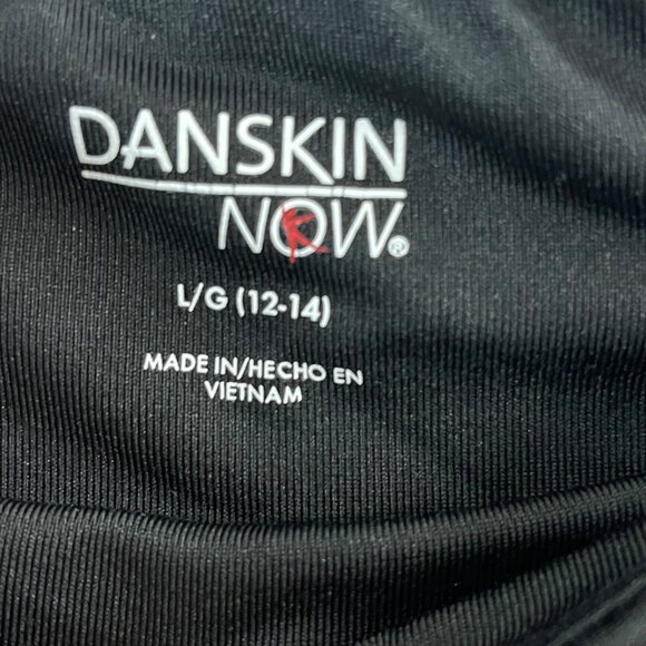 Womens Capri Leggings Blue/Green Striped Pattern With Black Mesh Panels Size L - Picture 7 of 11